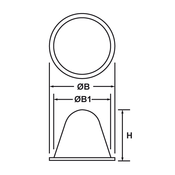 3M SJ 5344 MPCB Piedino Di Fissaggio Autoadesivo, Rotondo - Foto 5